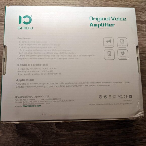 Shidu Original Voice Amplifier M800 - Picture 2 of 10